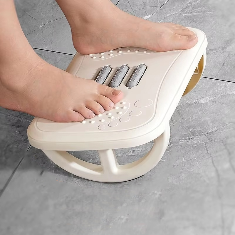 Office Stool - Rutschfester, verformungssicherer Kunststoff-Fußhocker für Zuhause und