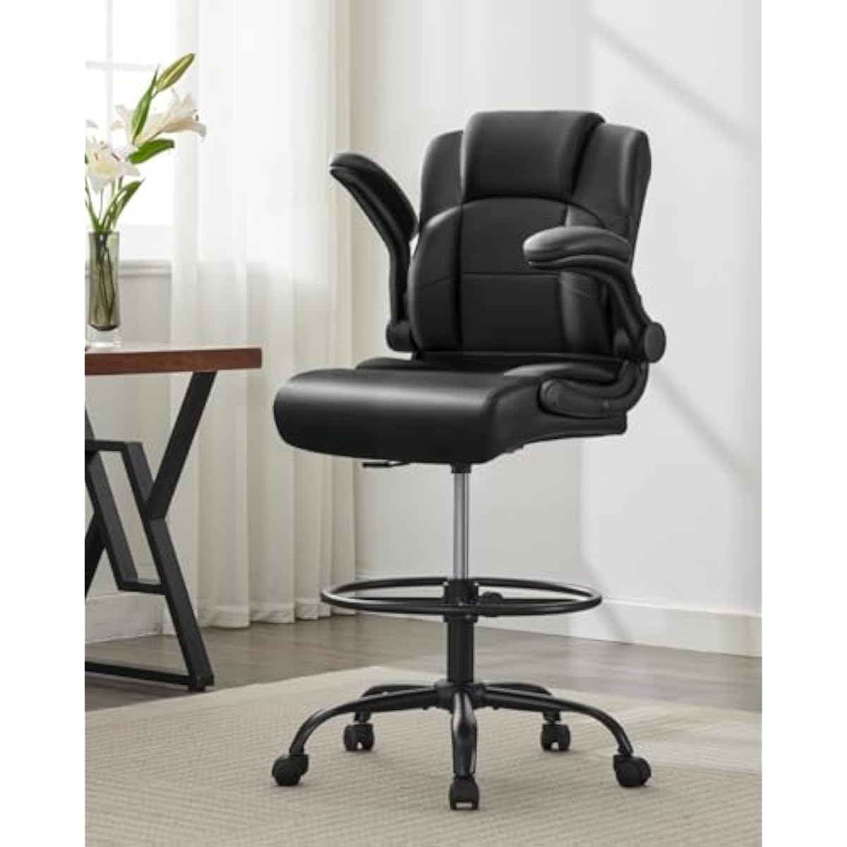 Standing Desk - Ergonomischer hoher Hocker für Stehpulte •