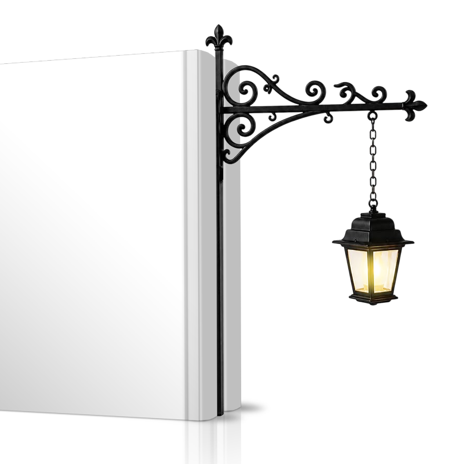 Bookshelf - Eiserne Leseecke mit LED-Nachtlicht, Dekorative Bücherregalbeleuchtung,