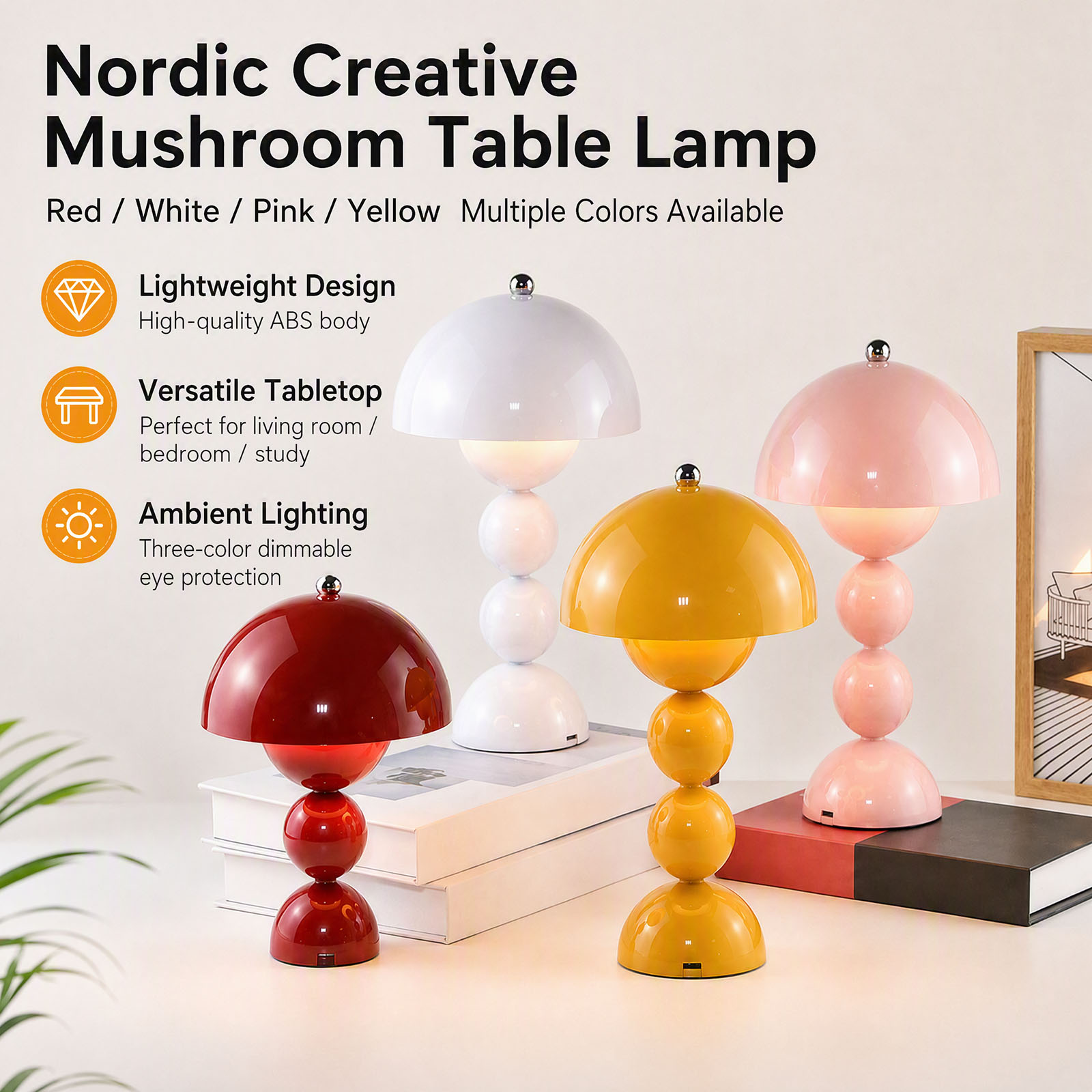 Pilz-Blütenknospen-Tischlampe, – Desk Lamp Bewertung und Preis