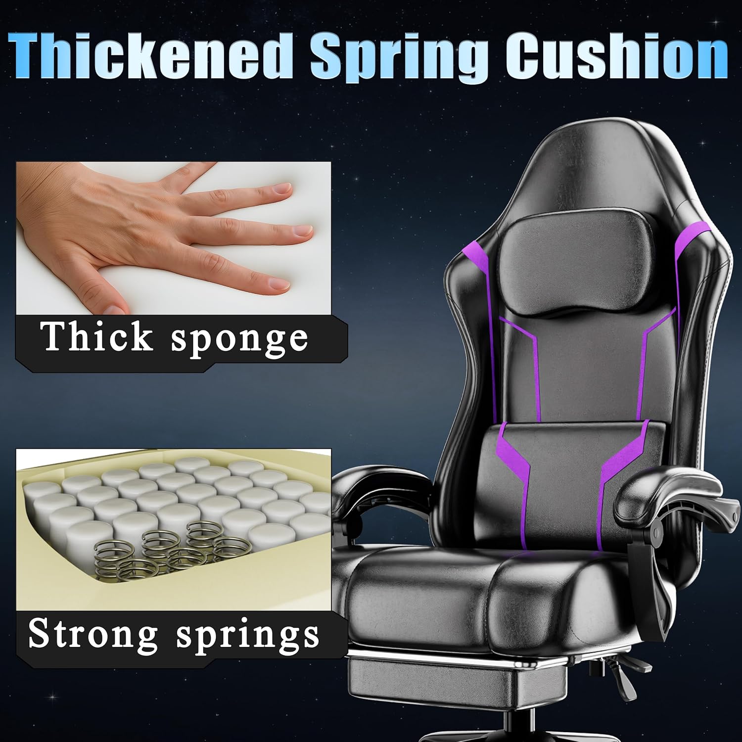 Ergonomischer Gaming-Stuhl mit – Office Chair Cushion Bewertung und Preis