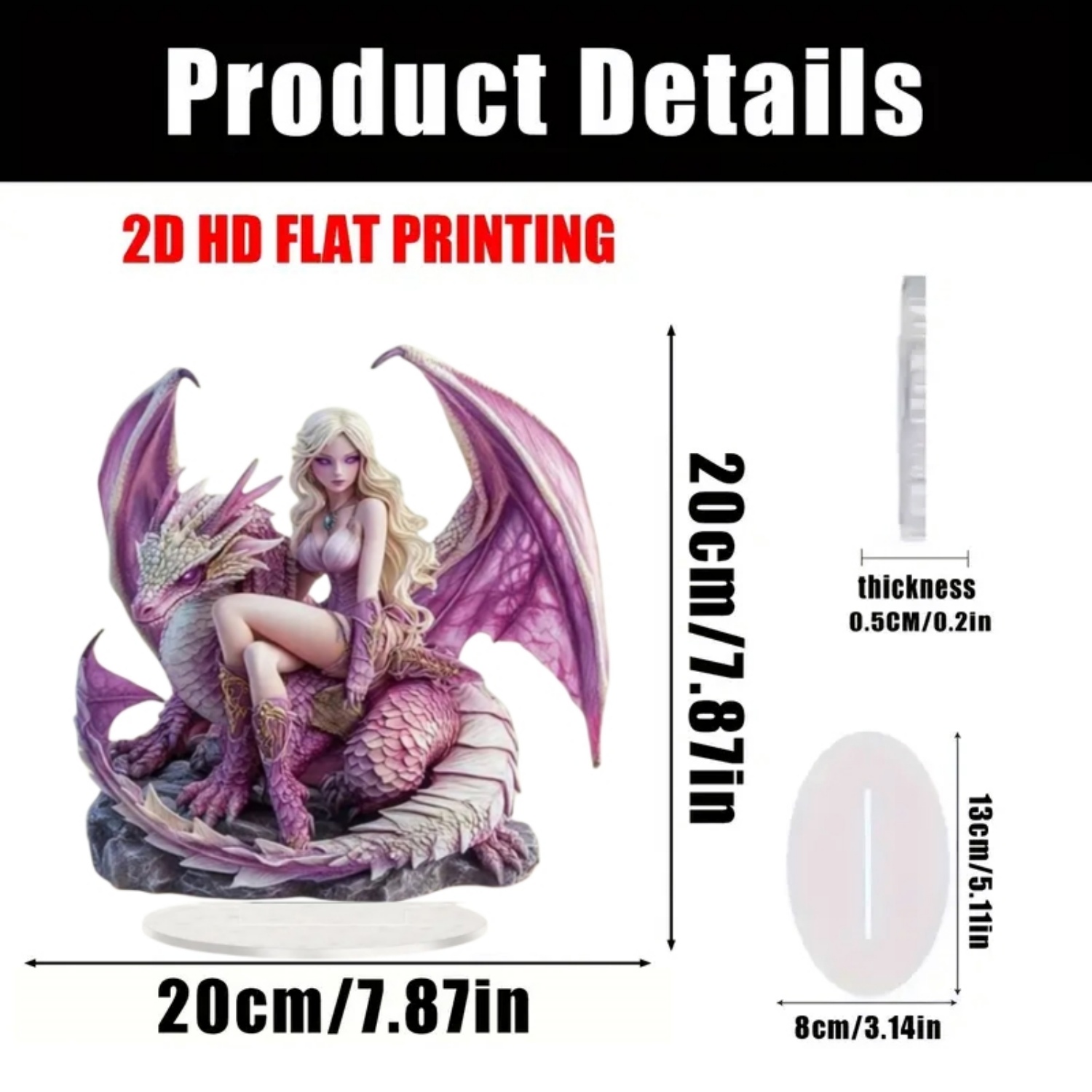 Feenstatue, 2D flache Acryl li – Office Furniture Brands Bewertung und Preis