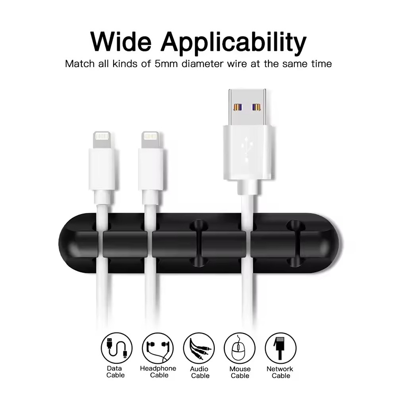 Silikon-USB-Kabelclip-Organize – Desk Organizer Bewertung und Preis