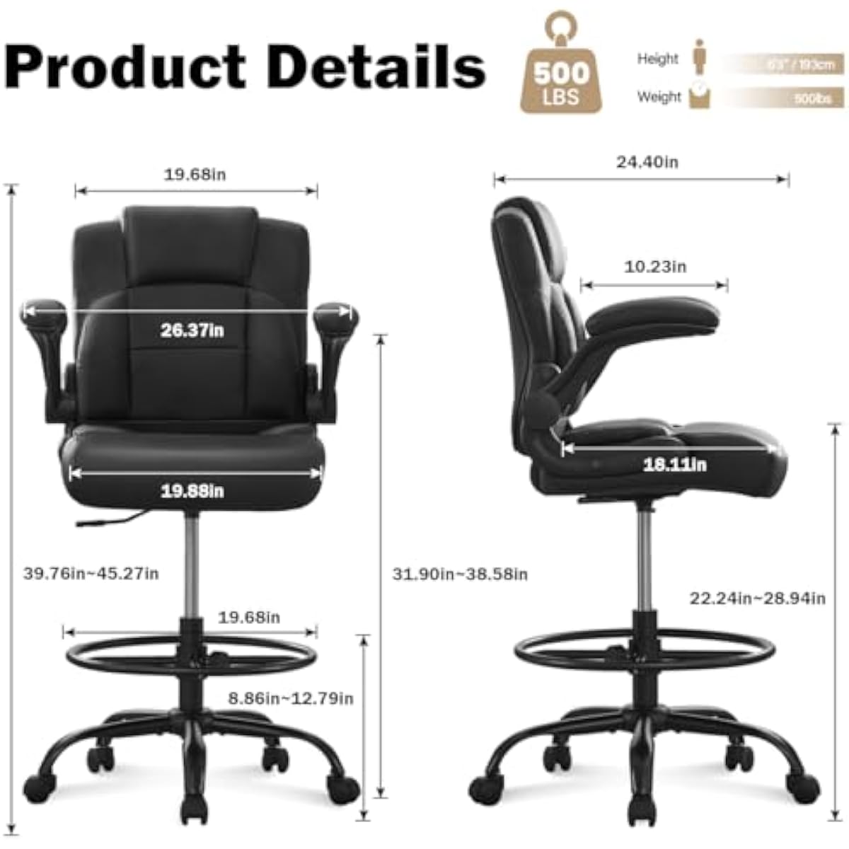 Ergonomischer hoher Hocker für – Standing Desk Bewertung und Preis